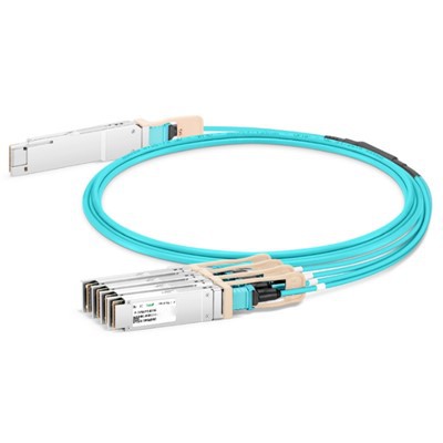 200g qsfp56 a 4x 50g SFP56 Cabo óptico ativo (AOC), 1m -20 M